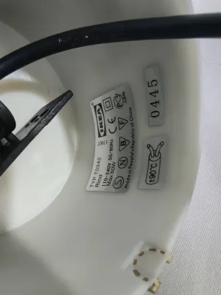 Lámpara colgante metálica Ikea