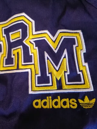 Chaqueta Bomber Adidas Real Madrid RM Morada