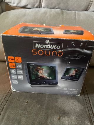 DVD portátil doble 7” Norauto USB + SD -NUEVO-