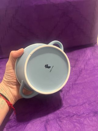 Pentolino Azzurro con Coperchio