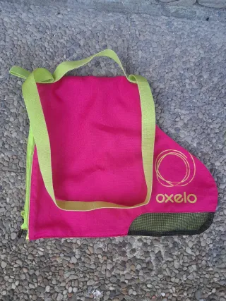 Bolsa para patines color verde lima