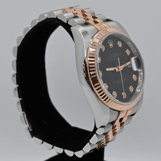 Rolex Datejust 36mm Acero/Oro Rosa Diamantes