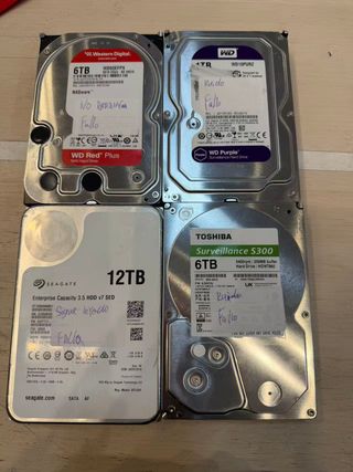 disco dura fallos - 4 unidades