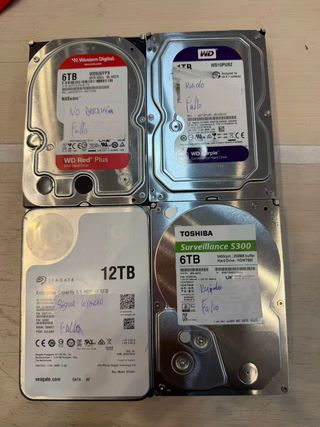 disco dura fallos - 4 unidades
