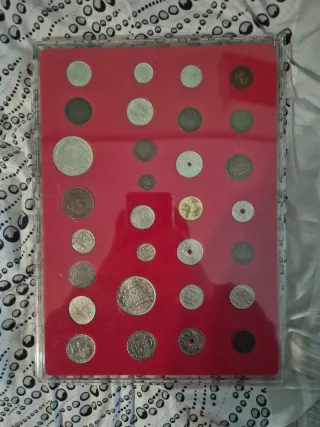 Colección de monedas antiguas