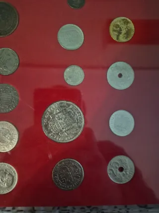 Colección de monedas antiguas
