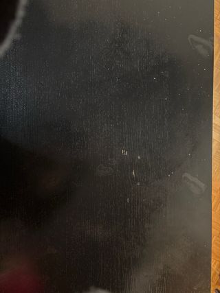 Escritorio Ikea Negro/Marrón Madera