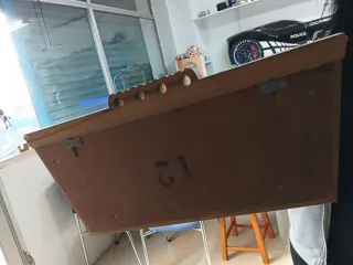 Perchero de madera antiguo