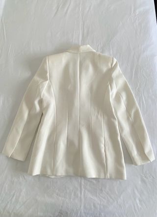 Conjunto blanco americana y pantalón | Zara