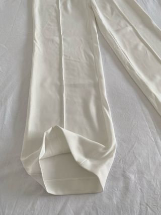 Conjunto blanco americana y pantalón | Zara