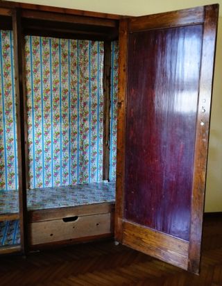 Antico armadio 3 ante radica specchio grande