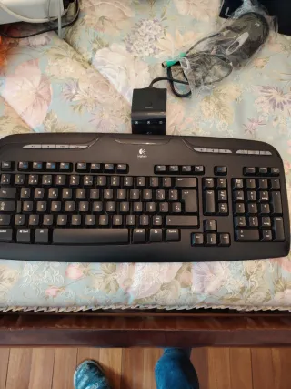 Teclado Logitech Inalámbrico Negro