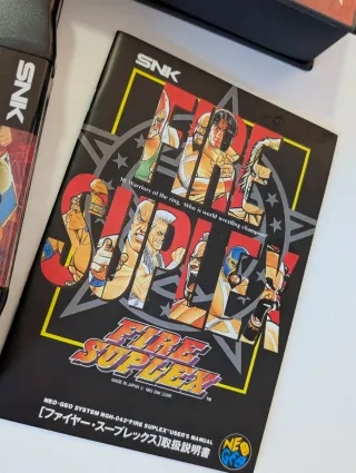 Fire Suplex SNK Neo Geo Aes