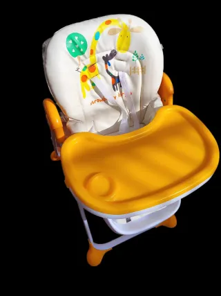 Trona infantil con diseño de jirafas