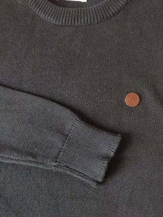 Jersey de punto negro talla S