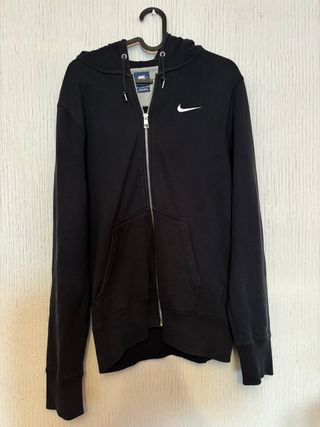Sudadera Nike Negra Cremallera Logo S Hombre