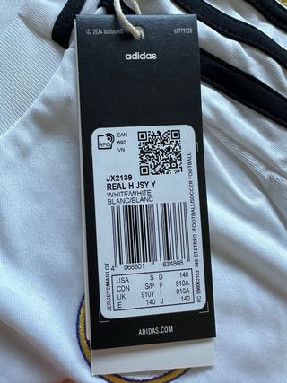 Camiseta Real Madrid Infantil Adidas