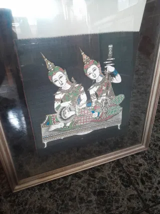 Cuadro Tailandés Antiguo