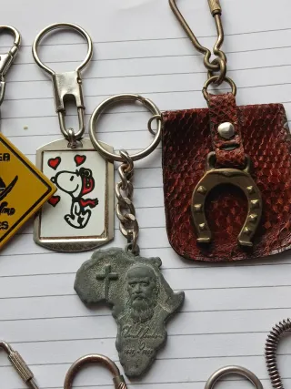 11 portachiavi vintage anni 70-80