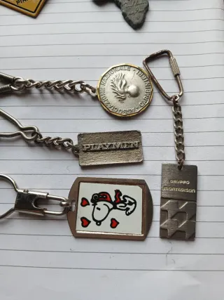 11 portachiavi vintage anni 70-80