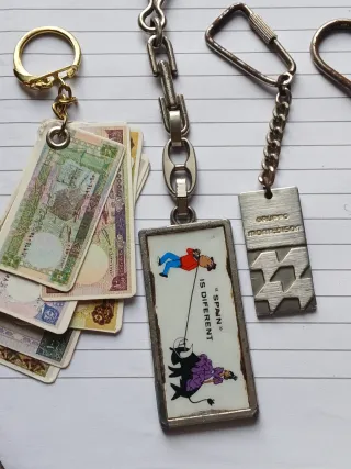 11 portachiavi vintage anni 70-80