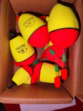 Boyas de pesca Shan Shui (varios pesos) 12 boyas