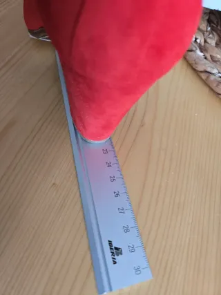 Zapatos de flamenco rojos