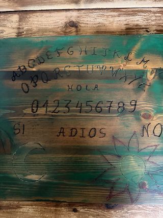 Tabla Ouija Antigua Madera