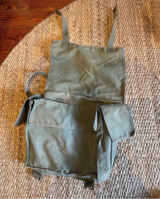 Mochila,militar,antigüa
