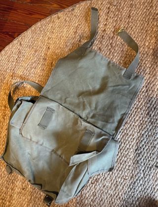 Mochila,militar,antigüa
