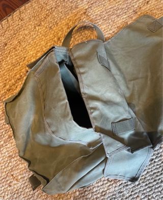 Mochila,militar,antigüa