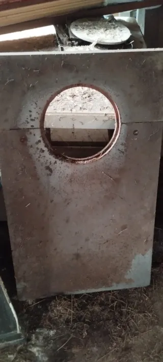 Cocina de leña antigua