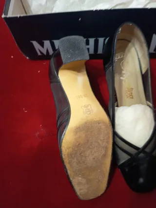 Zapatos tacón ancho Argentina negro