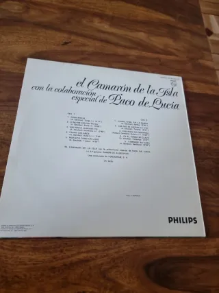 Vinilo Camarón de la Isla Rosamaria