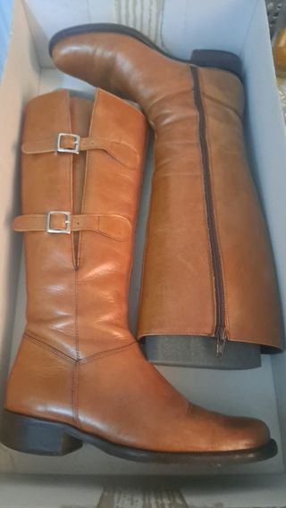 Botas camperas coñac buen estado