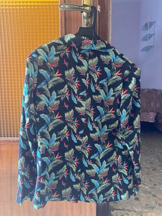 Blazer Mujer Estampado Floral Talla S