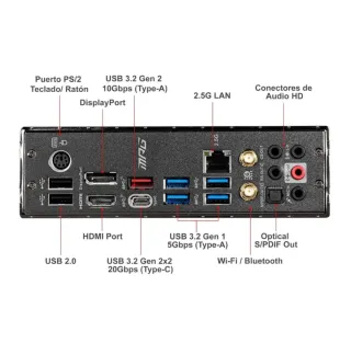 Placa Base MSI MPG Z490 Gaming Edge WiFi