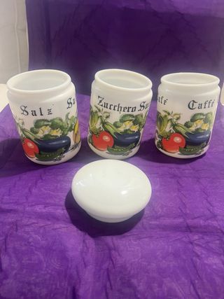 Set 3 Barattoli Sale Zucchero Caffè