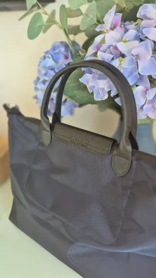 Bolso Longchamp Energy Azul Marino y Negro