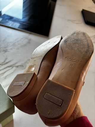 Merceditas Nude y Negro Bohemian Shoes