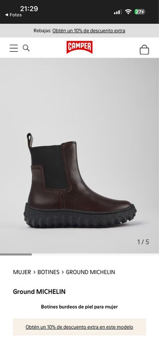 Botas Camper Ground Michelin Marrones