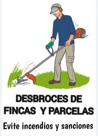 Se limpian fincas y parcelas