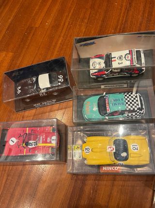 SCALEXTRIC 12 COCHES NINCO FLY TEAM SLOT EN CAJA