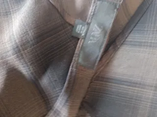 Falda capa cuadros marrón y negro