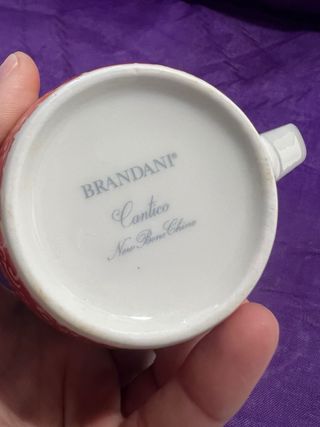 Tazza con decoro natalizio