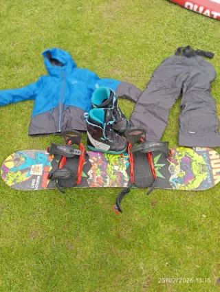 Equipo completo de Snow para niño