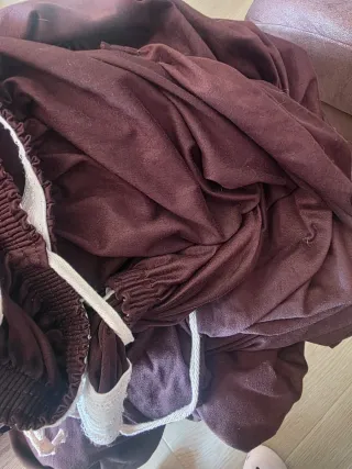 Funda SOFÁ chaiselongue MARRÓN 230 cm