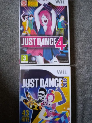 Just Dance 4 y Just Dance 2016 Wii