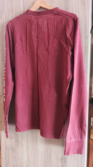 Polo Abercrombie & Fitch A&F manga larga