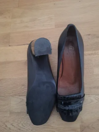 Zapatos mujer piel 37 Desiree Total Flex Negros